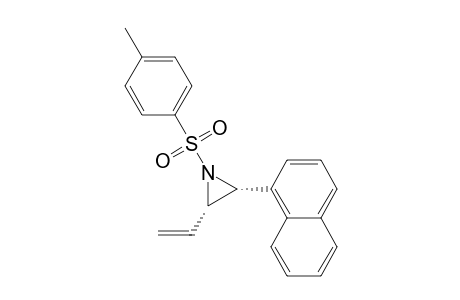 cis-N-(Tosyl)-2-(.alpha.-naphthyl)-3-vinylaziridine