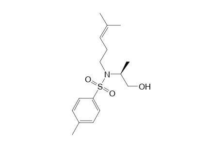 4-Methyl-N-(4-methylpent-3-enyl)-N-[(2S)-1-oxidanylpropan-2-yl]benzenesulfonamide