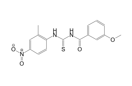 N-(3-methoxybenzoyl)-N'-(2-methyl-4-nitrophenyl)thiourea