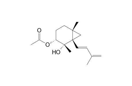 7-Oxabicyclo[4.1.0]heptan-2-ol, 1,5,5-trimethyl-6-(3-methyl-1,3-butadienyl)-, acetate, [1.alpha.,2.beta.,6.alpha.(E)]-