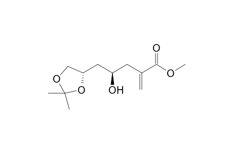 Methyl 4-hydroxy-6,7-(isopropylidenedioxy)-2-methyleneheptanoate isomer