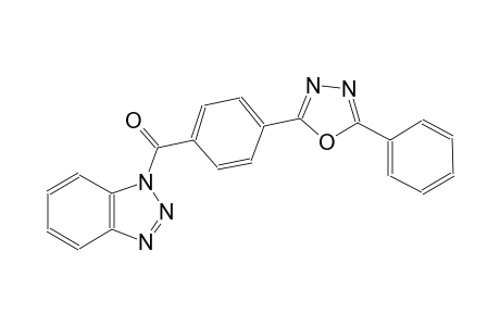 1-[4-(5-phenyl-1,3,4-oxadiazol-2-yl)benzoyl]-1H-1,2,3-benzotriazole