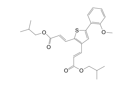 (2E,2'E)-Diisobutyl 3,3'-[5-(2-methoxyphenyl)thiophene-2,3-diyl]diacrylate