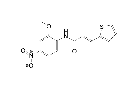(2E)-N-(2-methoxy-4-nitrophenyl)-3-(2-thienyl)-2-propenamide
