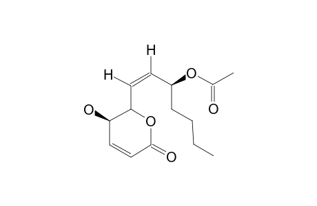 PECTINOLIDE-C;6S-[(3S-ACETYLOXY)-1-Z-HEPTENYL]-5S-HYDROXY-5,6-DIHYDRO-2H-PYRAN-3-ONE