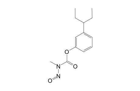 (3-pentan-3-ylphenyl) N-methyl-N-nitroso-carbamate