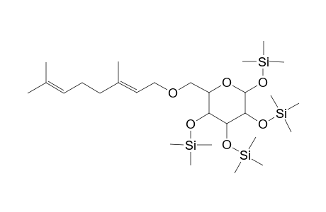 .beta.-neryl-D-glucopyranoside-tetrakis(trimethylsilyl)-ether