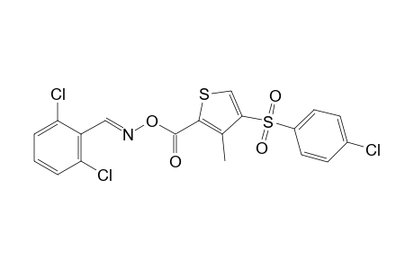 2,6-dichlorobenzaldehyde, O-{4-[(p-chlorophenyl)sulfonyl]-3-methyl-2-thenoyl}oxime