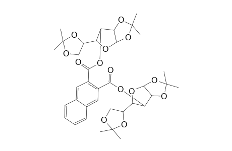 (-)-Bis(1,2:5,6-Di-O-Isopropylidene-.alpha.,D-glucofuranosyl)naphthalene-2,3-dicarboxylate
