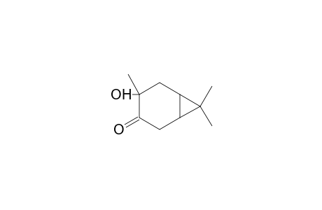 4-Hydroxy-4,7,7-trimethylbicyclo[4.1.0]hexan-3-one