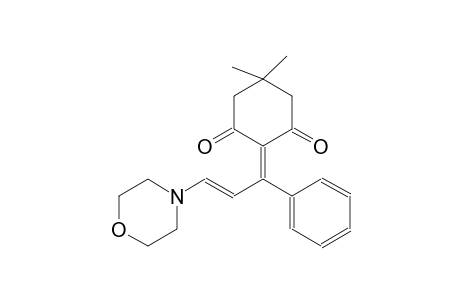 5,5-dimethyl-2-[(2E)-3-(4-morpholinyl)-1-phenyl-2-propenylidene]-1,3-cyclohexanedione