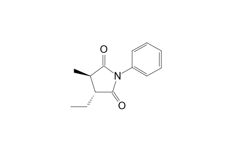 trans-2-Methyl-3-ethyl-N-phenyl-succinimide