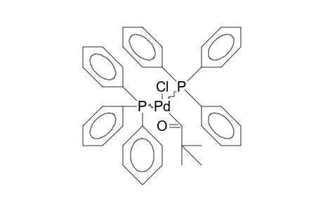Bis(triphenylphosphino)-tert-butylacyl palladium