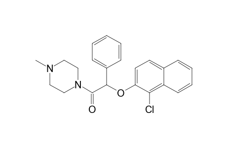 1-{[(1-chloro-2-naphthyl)oxy]phenylacetyl}-4-methylpiperazine