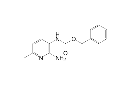 (phenylmethyl) N-(2-azanyl-4,6-dimethyl-pyridin-3-yl)carbamate