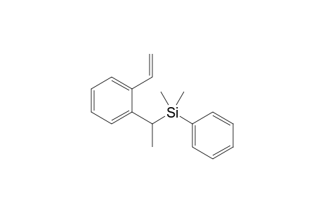 1-(2-Ethenylphenyl)ethyl-dimethyl-phenyl-silane