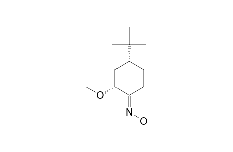 (E)-CIS-4-TERT.-BUTYL-2-METHOXYCYCLOHEXANONE-OXIME
