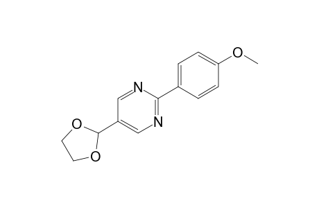 5-(1,3-dioxolan-2-yl)-2-(4-methoxyphenyl)pyrimidine