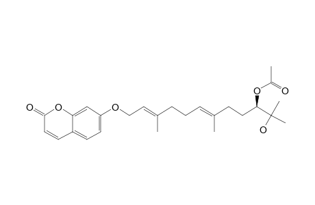 10'-R-ACETOXY-11'-HYDROXYUMBELLIPRENIN