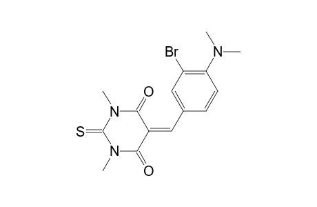 5-[3-bromo-4-(dimethylamino)benzylidene]-1,3-dimethyl-2-thioxo-hexahydropyrimidine-4,6-quinone