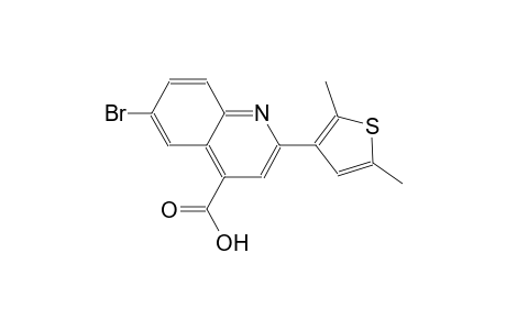 6-bromo-2-(2,5-dimethyl-3-thienyl)-4-quinolinecarboxylic acid