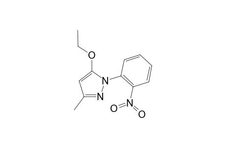 1-(2-Nitrophenyl)-3-methyl-5-ethoxy pyrazole acc. no. 221925