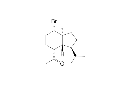 1-[(3'S,3A'R,4'R,7'S,7A'S)-7'-BROMO-7A'-METHYL-3'-(1''-METHYLETHYL)-OCTA-HYDRO-1'-H-INDEN-4'-YL]-ETHANONE