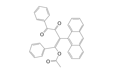 4-(Acetyloxy)-3-(9-anthracenyl)-1,4-diphenyl-3-butene-1,2-dione