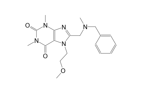 8-{[benzyl(methyl)amino]methyl}-7-(2-methoxyethyl)-1,3-dimethyl-3,7-dihydro-1H-purine-2,6-dione