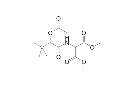 Dimethyl (S)-N-2-Acetoxy-3,3-dimethylbutanoylminomalonate