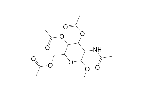 Methyl 3,4,6-tri-O-acetyl-2-(acetylamino)-2-deoxyhexopyranoside