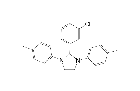 imidazolidine, 2-(3-chlorophenyl)-1,3-bis(4-methylphenyl)-