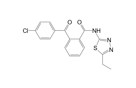 2-(4-Chlorobenzoyl)-N-(5-ethyl-1,3,4-thiadiazol-2-yl)benzamide