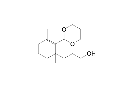 3-[2-(1,3-Dioxan-2-yl)-1,3-dimethyl-2-cyclohexenyl]-1-propanol