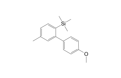 4-Methoxy-3'-methyl-6'-trimethylsilyl-1,1'-biphenyl