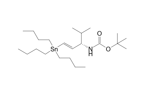 (1S,2E)-1-(1'-Methyl)ethyl-3-tributylstannyl-N-(t-butoxycarbonyl)-2-propenamine
