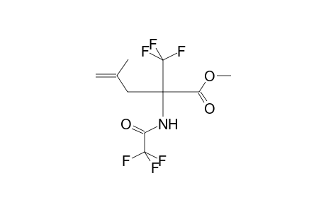 2-METHYL-4-CARBMETHOXY-4-TRIFLUOROMETHYL-4-TRIFLUOROACETYLAMINOBUTENE-1