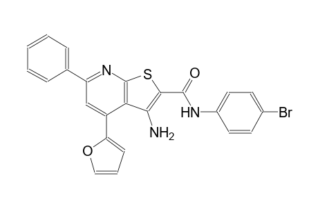 thieno[2,3-b]pyridine-2-carboxamide, 3-amino-N-(4-bromophenyl)-4-(2-furanyl)-6-phenyl-