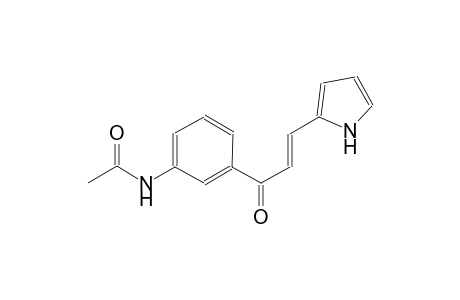 N-{3-[(2E)-3-(1H-pyrrol-2-yl)-2-propenoyl]phenyl}acetamide