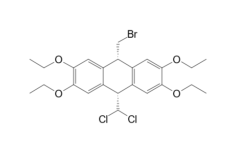 9-(bromomethyl)-10-(dichloromethyl)-2,3,6,7-tetraethoxy-9,10-dihydroanthracene