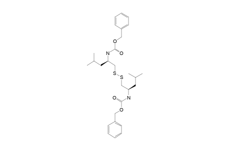 BIS-[(N-BENZYLOXYCARBONYL)-(2R)-AMINO-4-METHYLPHENYL]-DISULFIDE