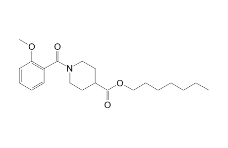 Isonipecotic acid, N-(2-methoxybenzoyl)-, heptyl ester