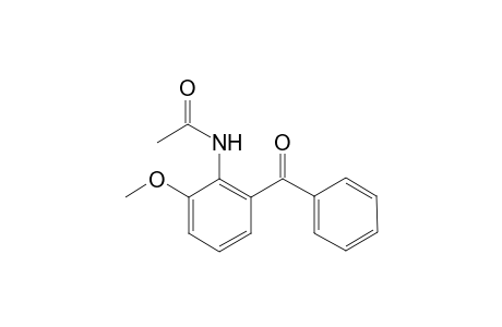 N-(2-benzoyl-6-methoxyphenyl)acetamide