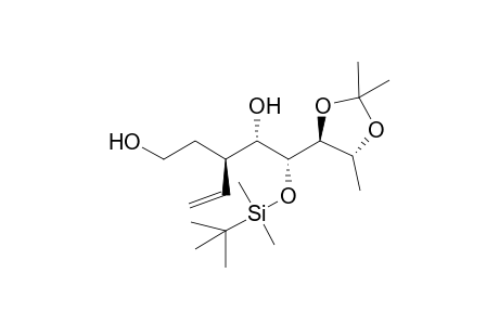 (3R,4S,5R)-5-[tert-butyl(dimethyl)silyl]oxy-3-ethenyl-5-[(4S,5R)-2,2,5-trimethyl-1,3-dioxolan-4-yl]pentane-1,4-diol