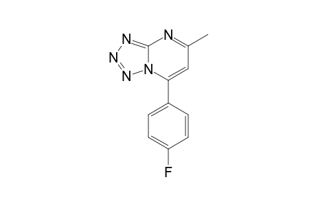 5-Methyl-7-(4-fluorophenyl)tetrazolo[1,5-a]pyrimidine