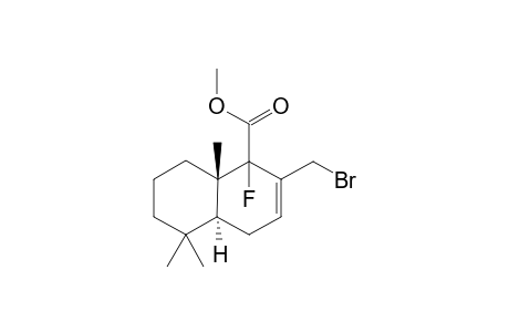 (+-)-Methyl 12-Bromo-9a-fluoro-7-drimen-11-oate