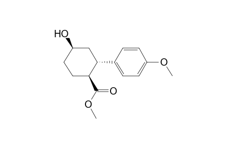 (1S,2S,4R)-4-hydroxy-2-(4-methoxyphenyl)-1-cyclohexanecarboxylic acid methyl ester