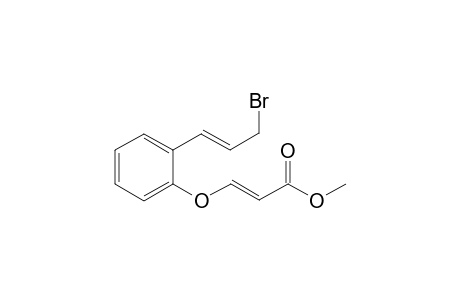 (E)-methyl 3-(2-((E)-3-bromoprop-1-en-1-yl)phenoxy)acrylate