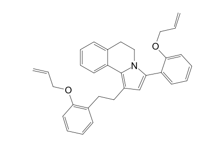1-(2'-(2"-Allyloxyphenylethyl)-3-(2'-alloxyphenyl)pyrrolo[2,1-a]-5.6-dihydroisoquinoline