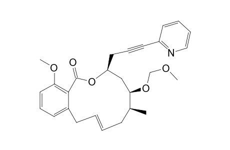 (3S,5R,6S)-14-METHOXY-5-(METHOXYMETHOXY)-6-METHYL-3-[3-(PYRIDIN-2-YL)-PROP-2-YNYL]-3,4,5,6,7,10-HEXAHYDRO-1H-2-BENZOXACYCLODODECIN-1-ONE